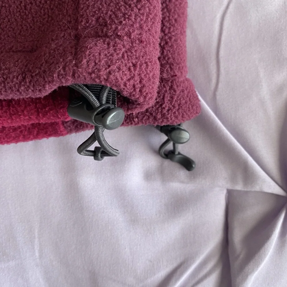 The North Face Fleece Jacket Full Zip Khumbu Purple Pink Cozy Women's Large - Picture 9 of 9